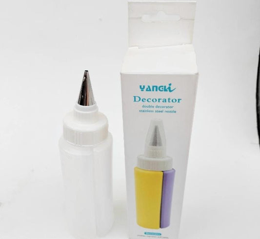 Cake Decorator Double Decorator Stainless Steel Nozzle.