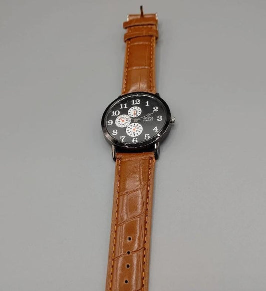 Black Dial Stylish Watch for Men