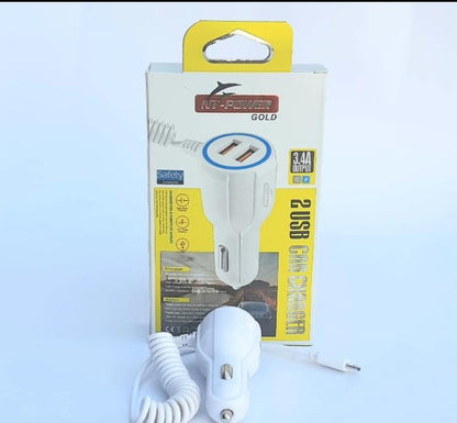 Fast Car Charger with 2 additional USB ports